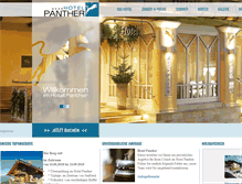 Tablet Screenshot of hotel-panther.at